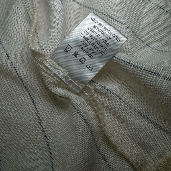 MESSINI Linen Blazer Large Beige Half Sleeve - Shoulder Pads - Business Formal - Picture 6 of 8